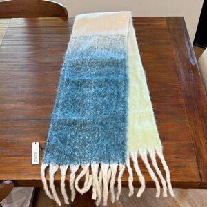 Chico's Blue and Cream Scarf